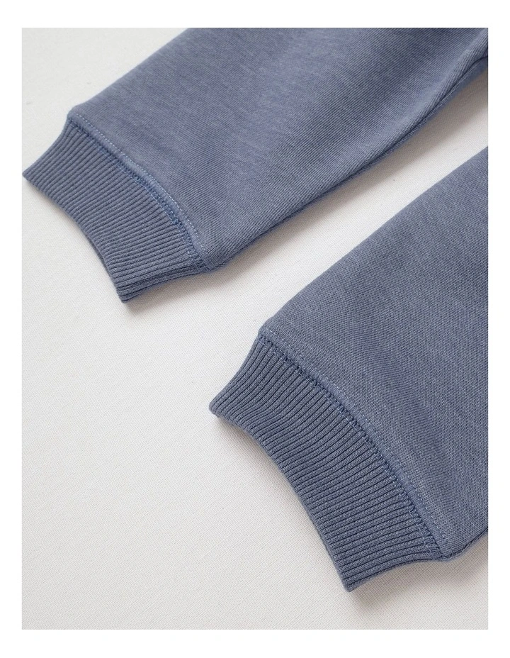 Essential Trackpants in Mid Blue Marle image 4