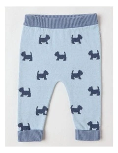 Essential Scotty Intarsia Leggings in Windsurfer