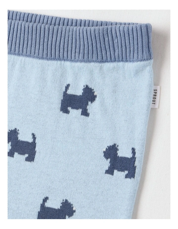 Essential Scotty Intarsia Leggings in Windsurfer image 2