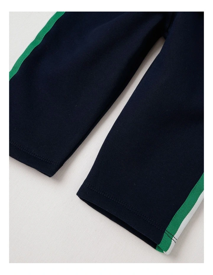 Spliced Side Trackpants in Navy image 4