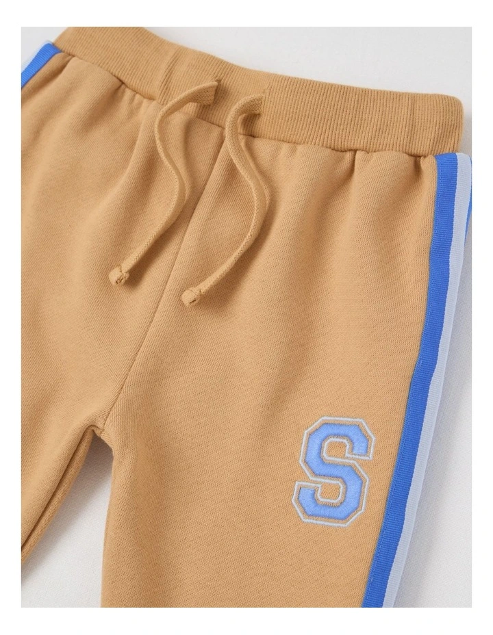 Spliced Trackpants in Tan image 2