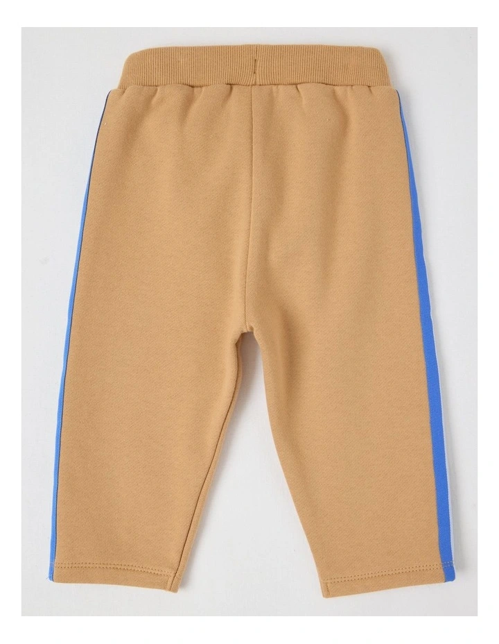 Spliced Trackpants in Tan image 3