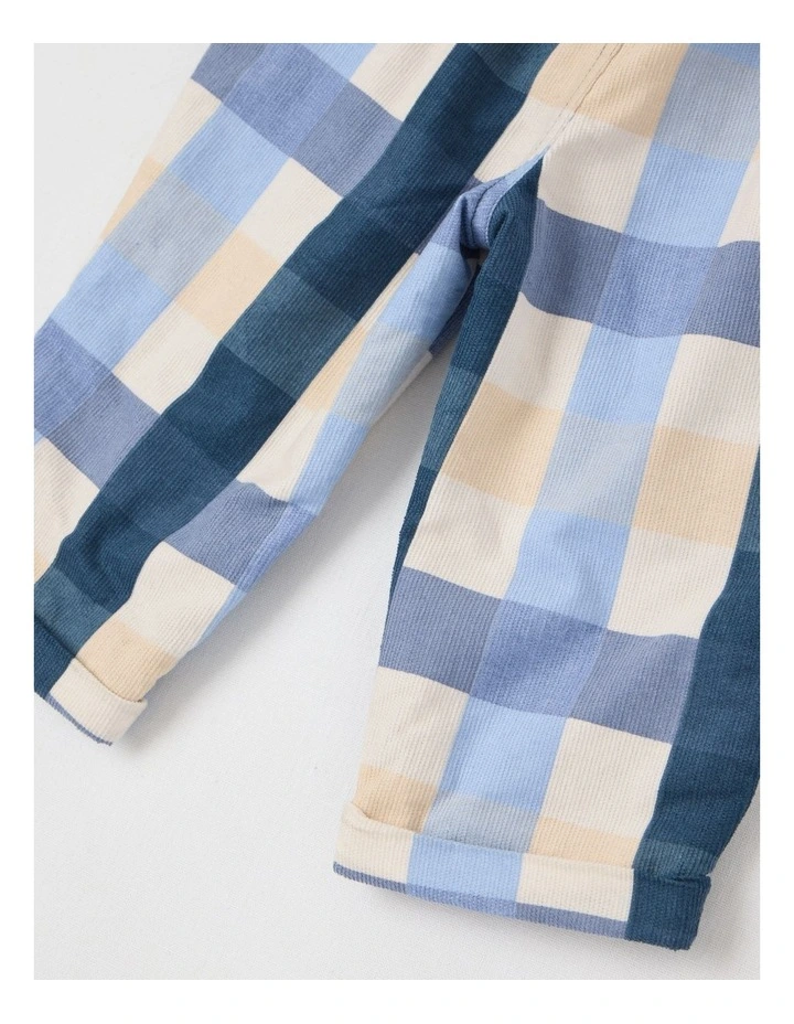 Cord Check Pants in Assorted image 4