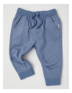 Solid Chino Pants in Mid Blues