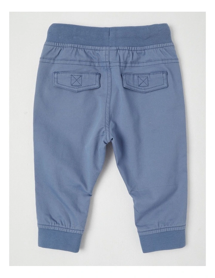 Solid Chino Pants in Mid Blues image 3
