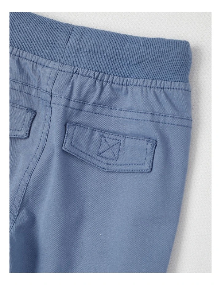 Solid Chino Pants in Mid Blues image 4