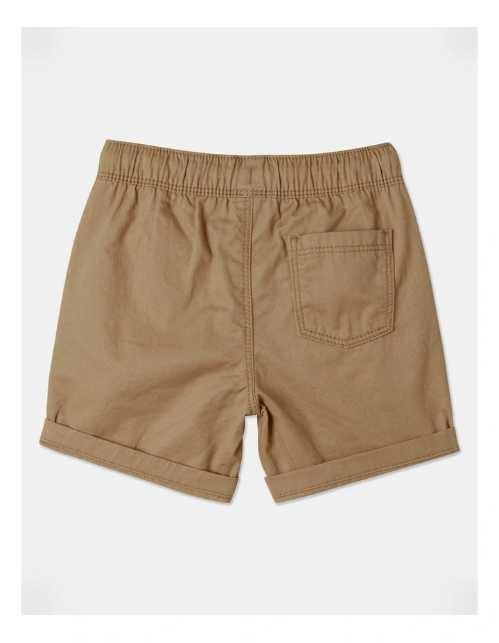 Essential Shorts in Tan image 3