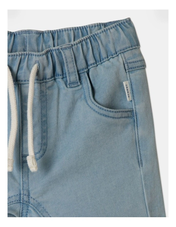 Knit Short in Denim image 2