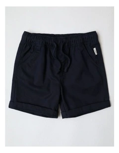 Essential Everyday Plain Shorts in Navy