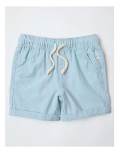 Essential Everyday Plain Shorts in Blue