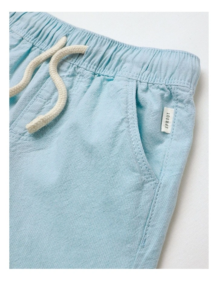 Essential Everyday Plain Shorts in Blue image 2