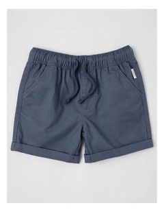 Essentials Solid Shorts in Midnight