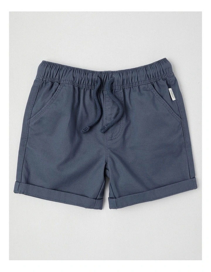 Essentials Solid Shorts in Midnight image 1