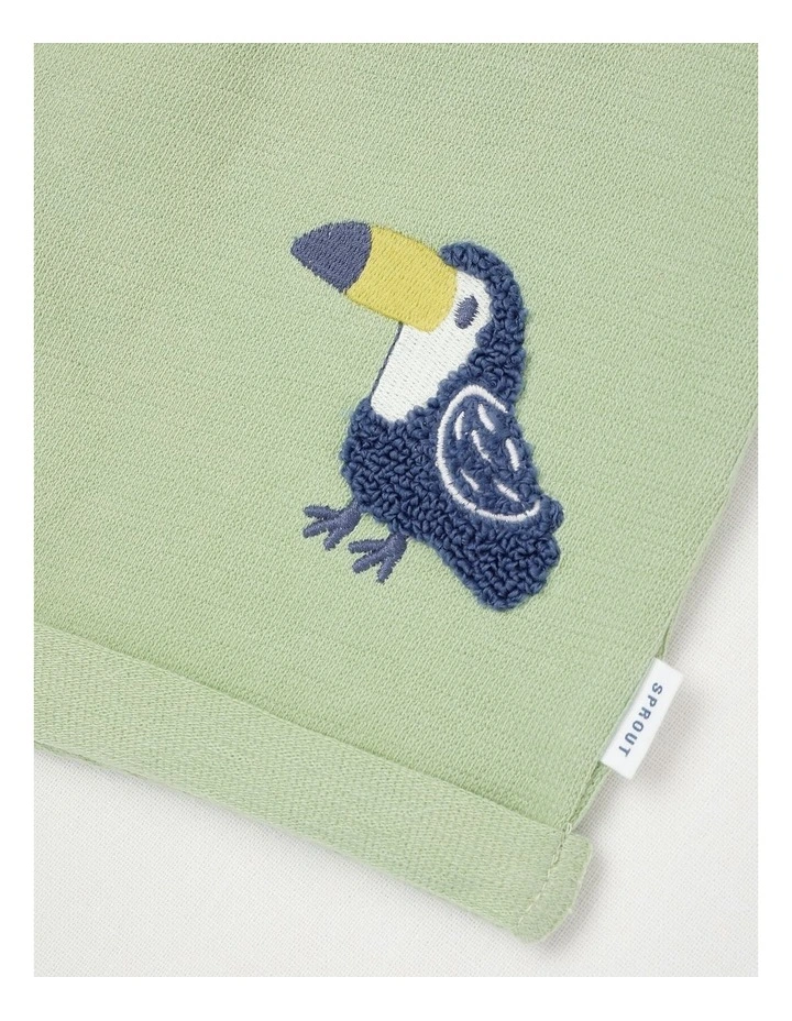 Solid Toucan Shorts in Light Khaki image 2