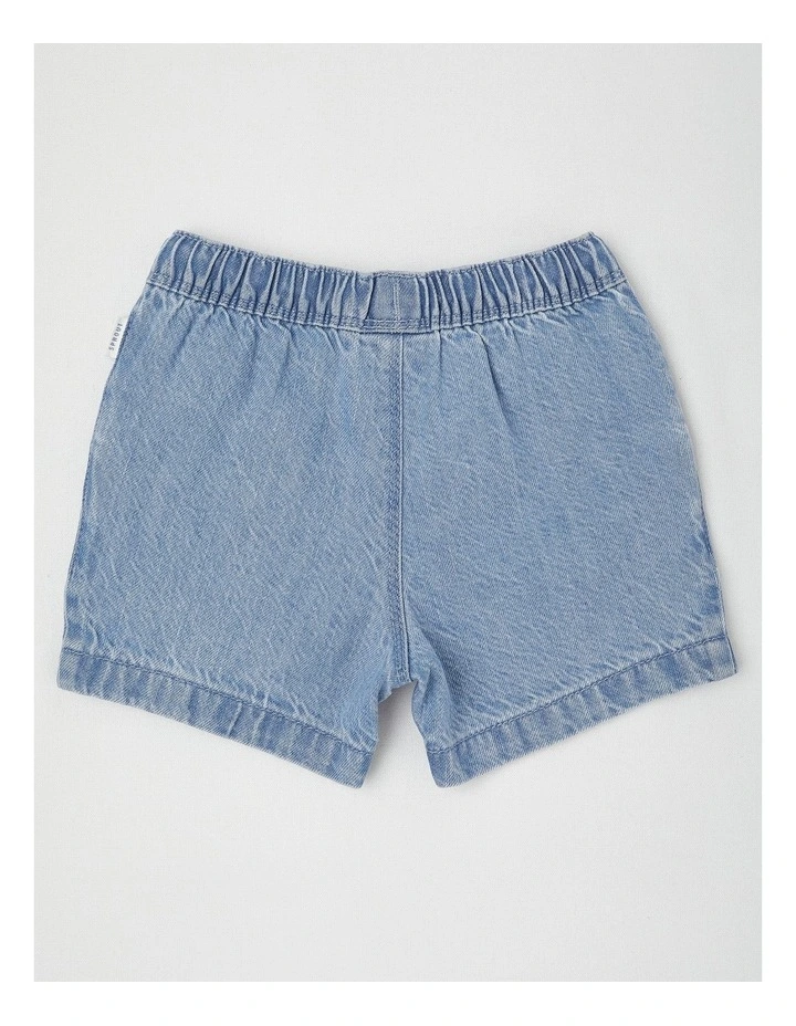 Dino Shorts in Denim image 3