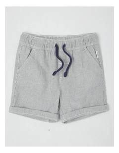 Essential Ticking Stripe Shorts in Midnight