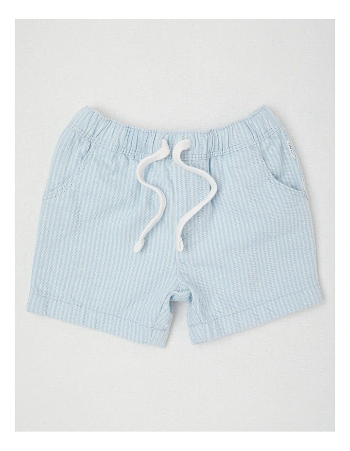 Stripe Shorts in Blue image 1
