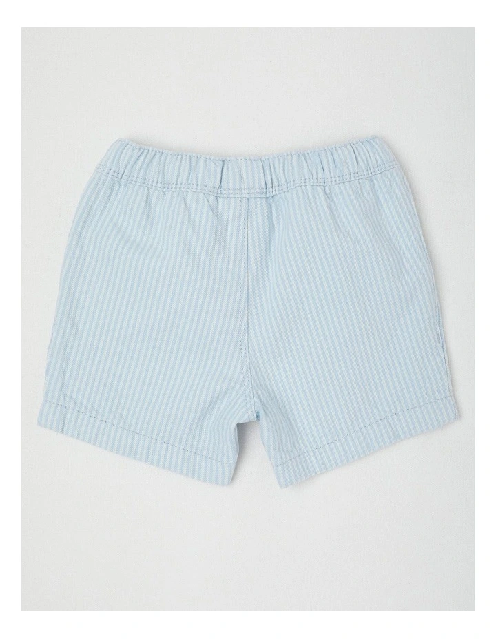 Stripe Shorts in Blue image 3