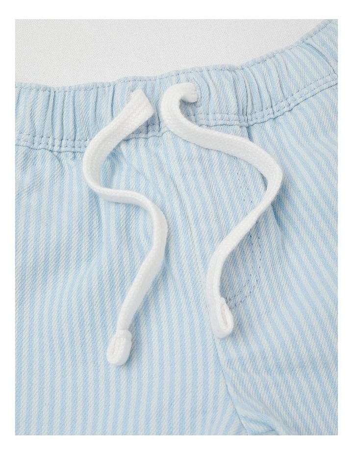 Stripe Shorts in Blue image 4