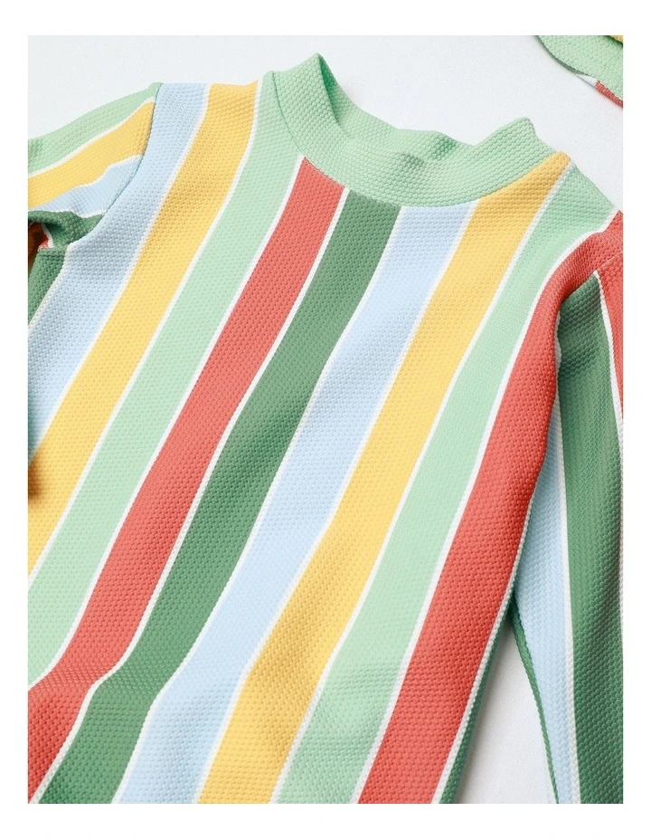 Stripe 3 Piece Swimwear in Assorted image 2