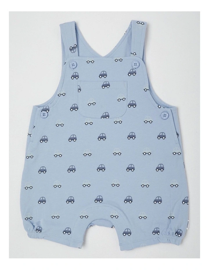 Cars Romper White in Blue image 1