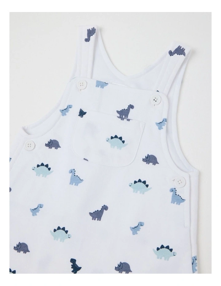 Dino Romper in Bluestone image 2
