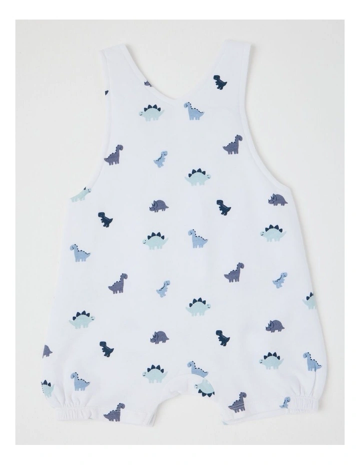 Dino Romper in Bluestone image 3
