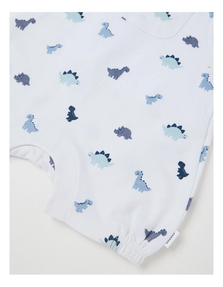 Dino Romper in Bluestone image 4
