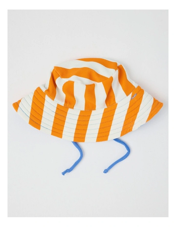 Beach Stripe Swimwear in Orange image 5