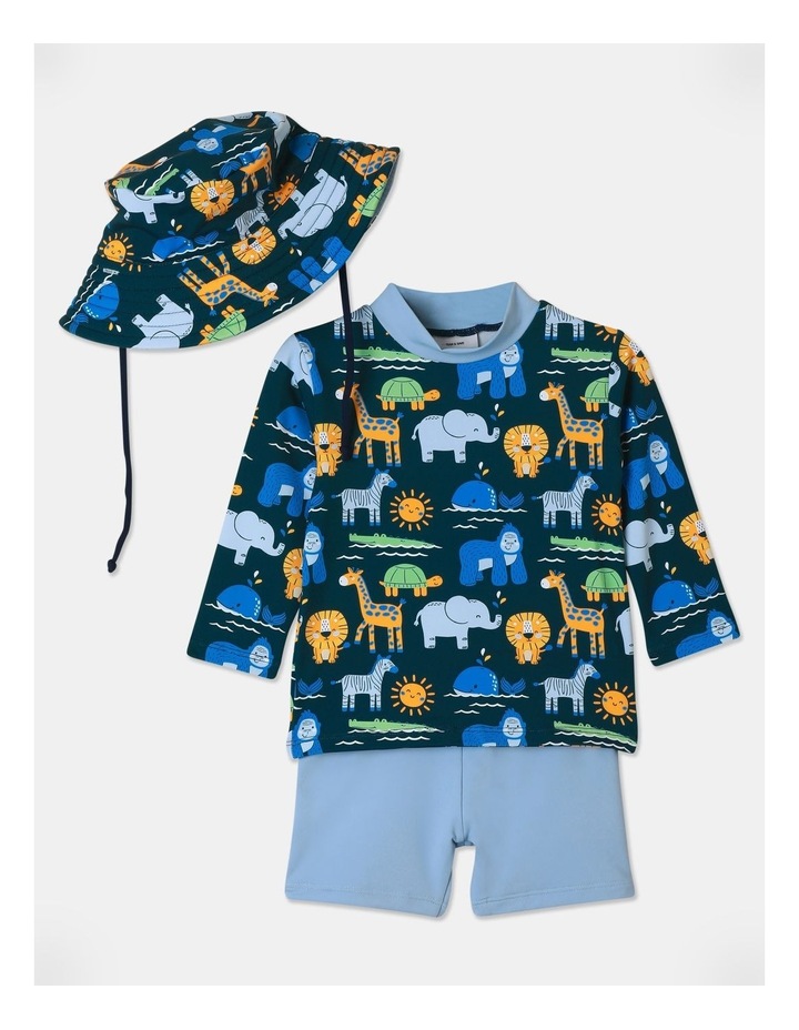 Safari 3pc Rashy Set in Dark Navy