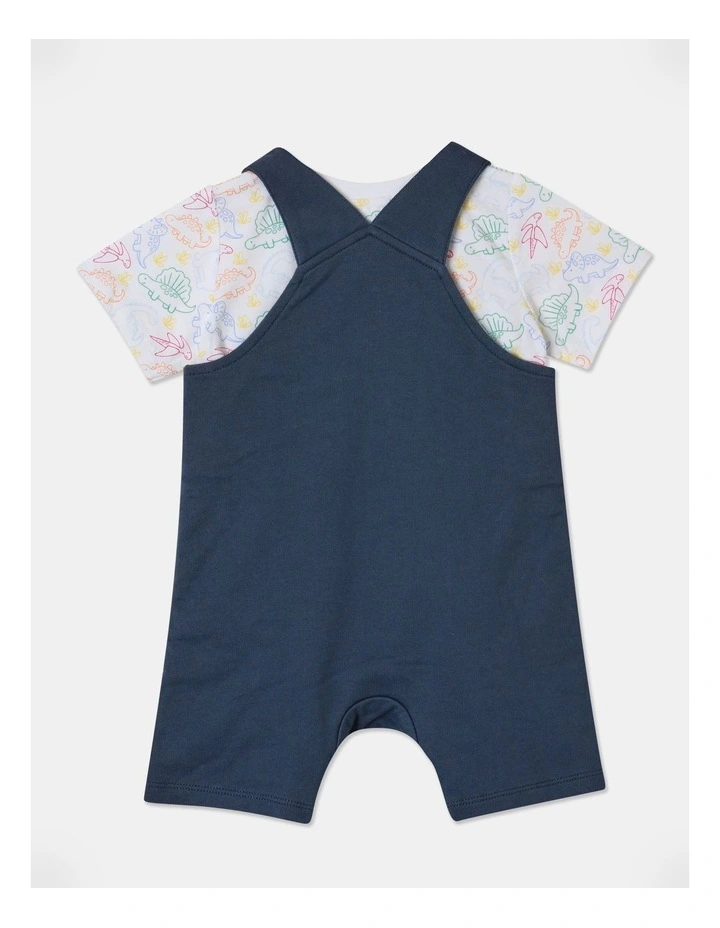 Dino 2 Piece Knit Overall in Indigo image 3