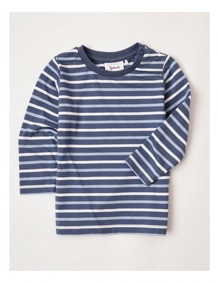 Dino Fleece Overall Set in Navy image 5