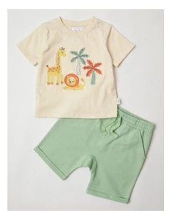 Safari Fun Set in Light Khaki