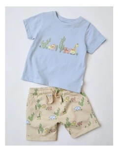 Cactus Animal Applique Set in Multi