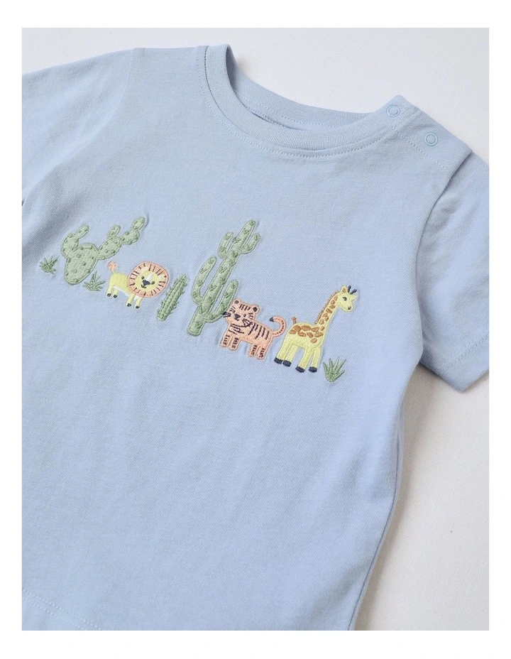 Cactus Animal Applique Set in Multi image 2