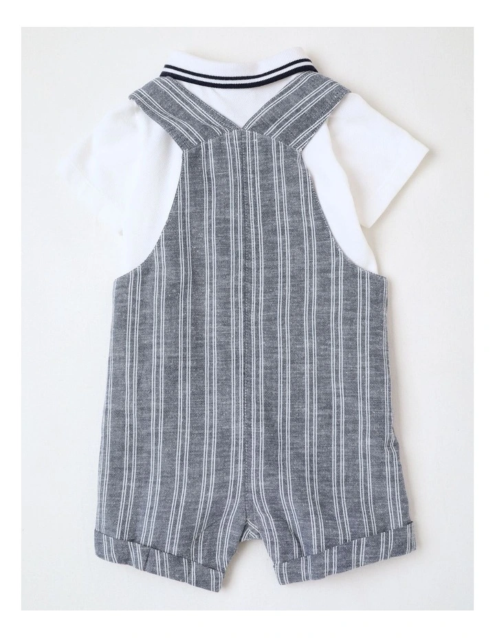 Occassion Stripe Overall in Set Indigo image 3
