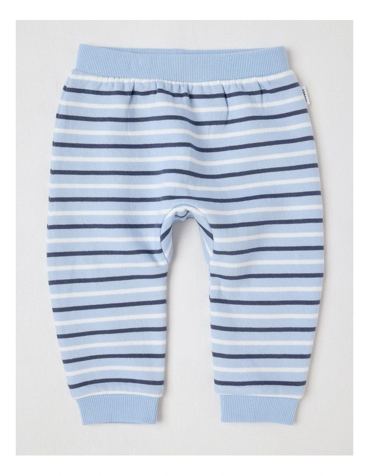 Crew Neck Safari Tracksuit Set in Bluestone image 4