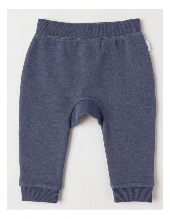 Colour Block Tracksuit Set in Indigo image 4