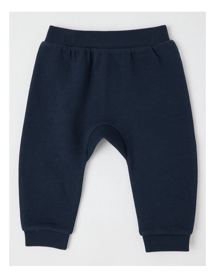 Crew Neck Polar Bear Tracksuit Set in Cream image 5