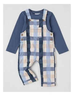 Check Cord Overall Set in Midnight