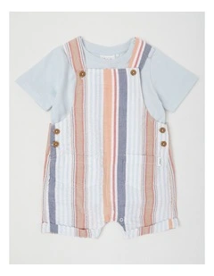 Seersucker Stripe Set in Assorted