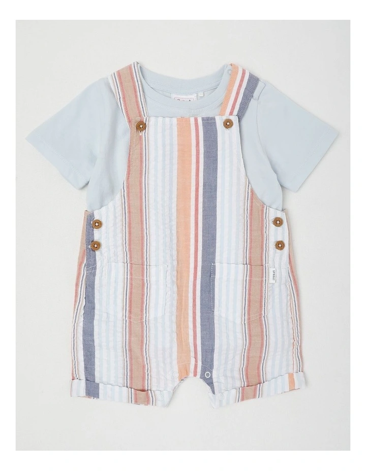 Seersucker Stripe Set in Assorted image 1