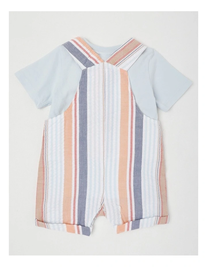 Seersucker Stripe Set in Assorted image 3