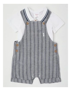 Occassion Stripe Set in Midnight