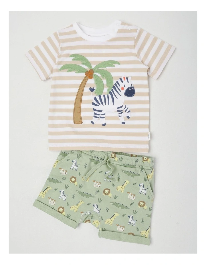 Zebra Set in Beige image 1