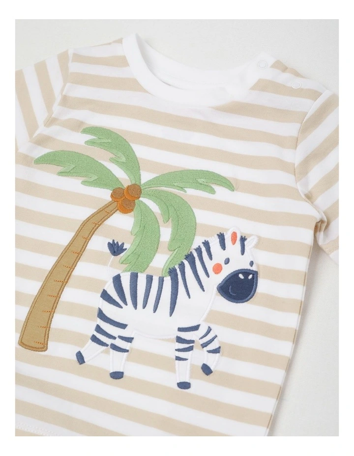 Zebra Set in Beige image 2