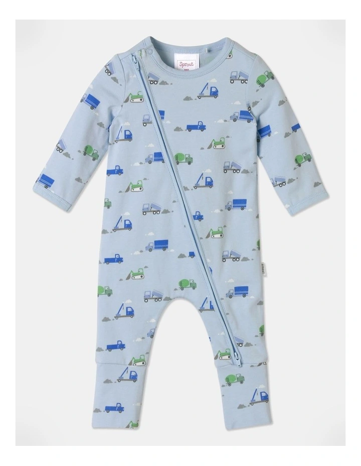 Essential Transport Coverall in Blue image 1