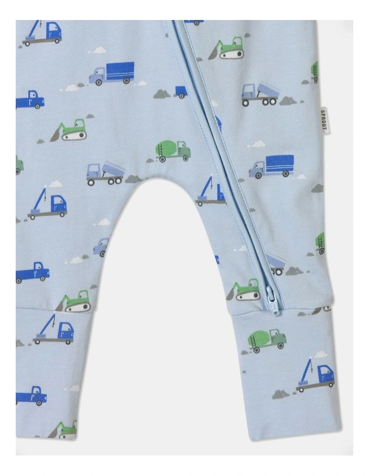 Essential Transport Coverall in Blue image 4