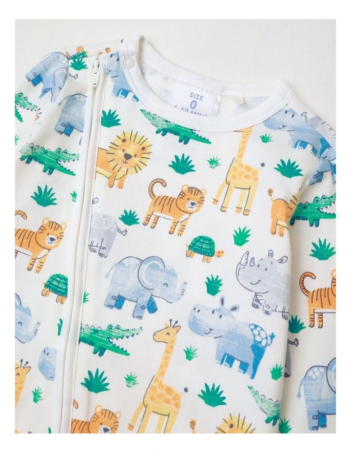 Essential Safari Dreams Coverall in White image 2