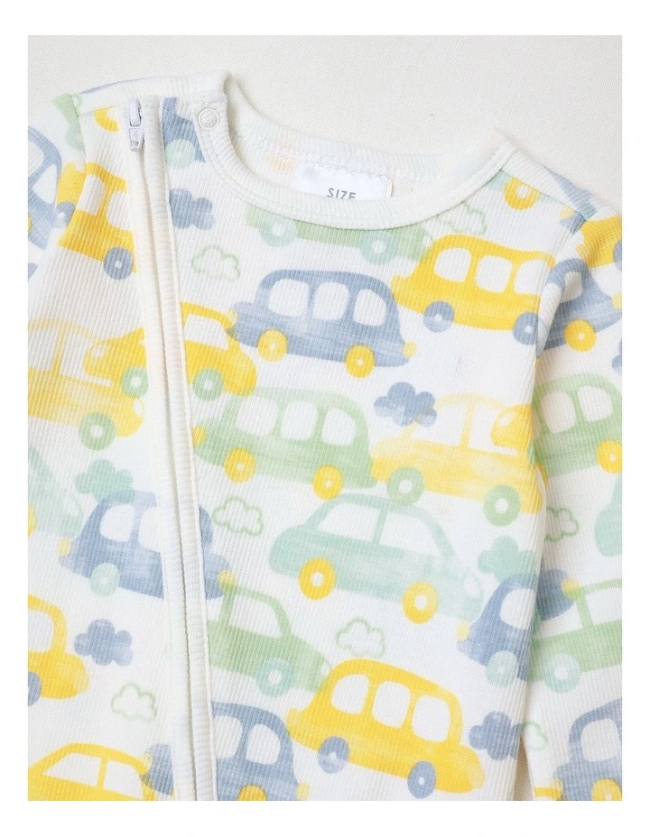 Essential Tiny Wheels Coverall in White image 2